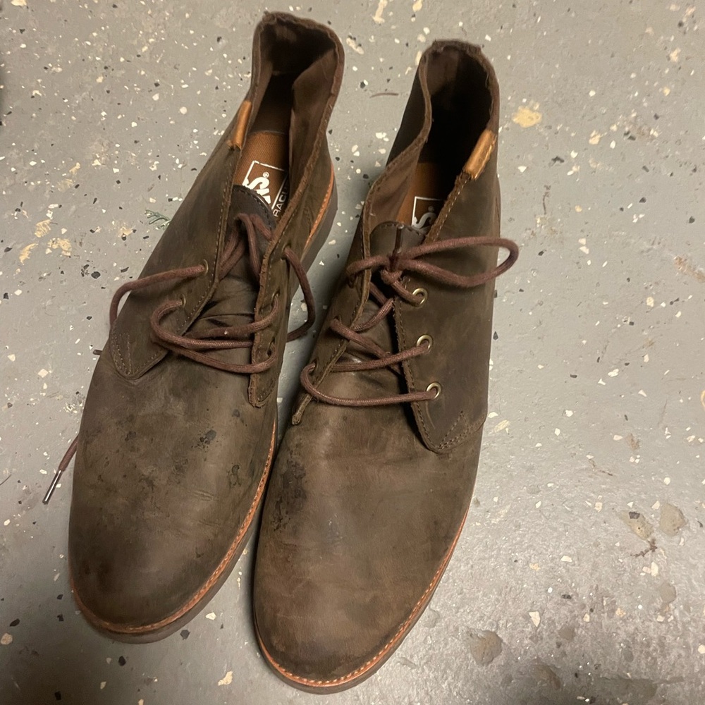Vans Men's Brown Chukka Desert Boots - size 13